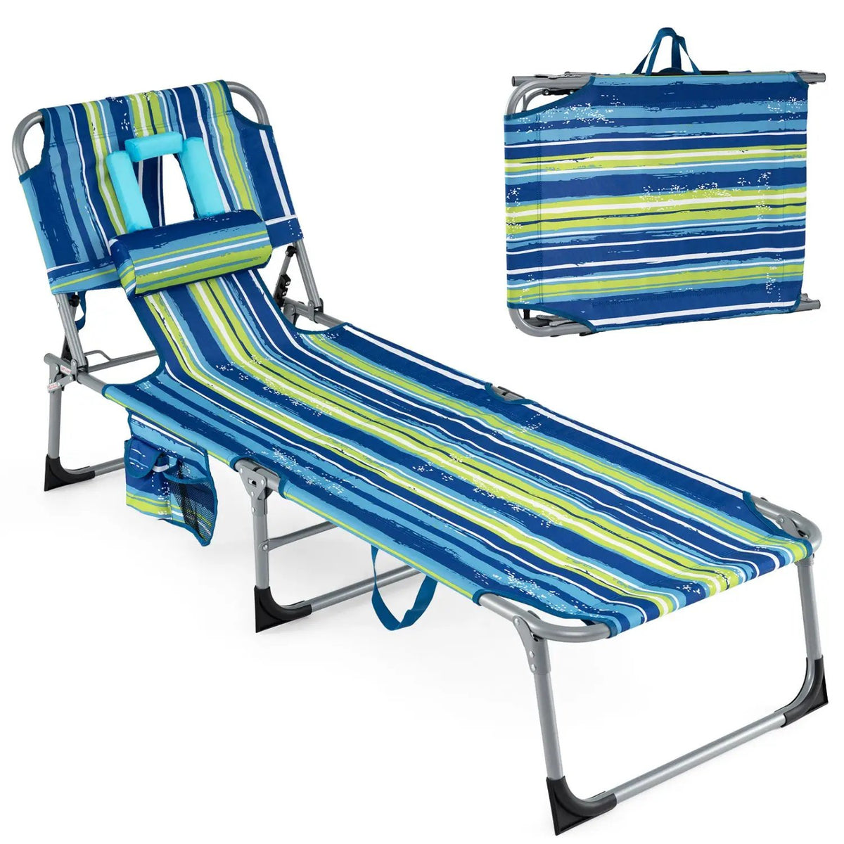 Tanning Chair with Face Arm Holes Folding Chair, photo 9 of 30