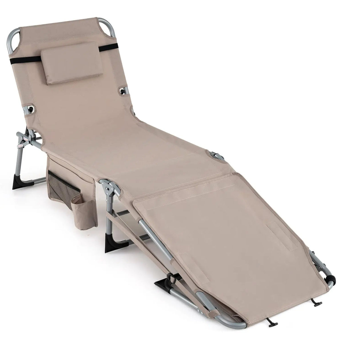 Tanning Chair with Face Arm Holes Portable Sunbathing Chair, photo 12 of 35