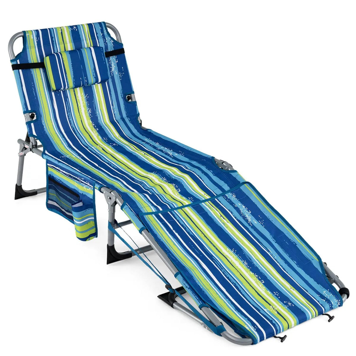 Tanning Chair with Face Arm Holes Portable Sunbathing Chair, photo 35 of 35