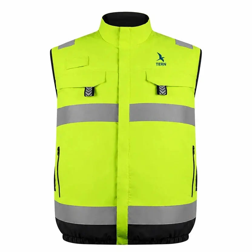 30V Battery-Powered High Vis Fan-Cooled Vest Complete Cooling System by Tomahawk Power