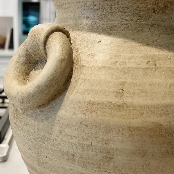 Aged Terracotta Vase with Handles by Decor Steals