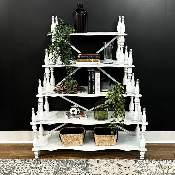 HUGE Antique Inspired French Cottage Etagere by Decor Steals