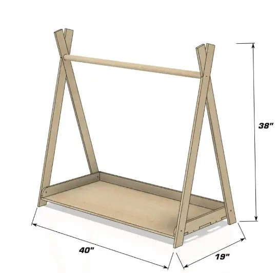 TILLY- Clothing Rack by Bush Acres