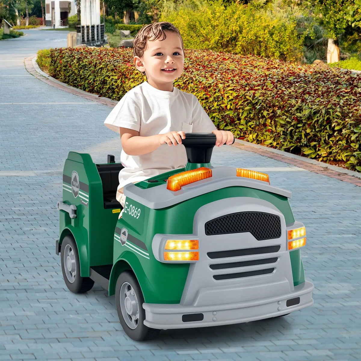12V Toddler Fire Toy Car with Shovel and Wrench for Ages 37-95 Months, photo 2 of 24