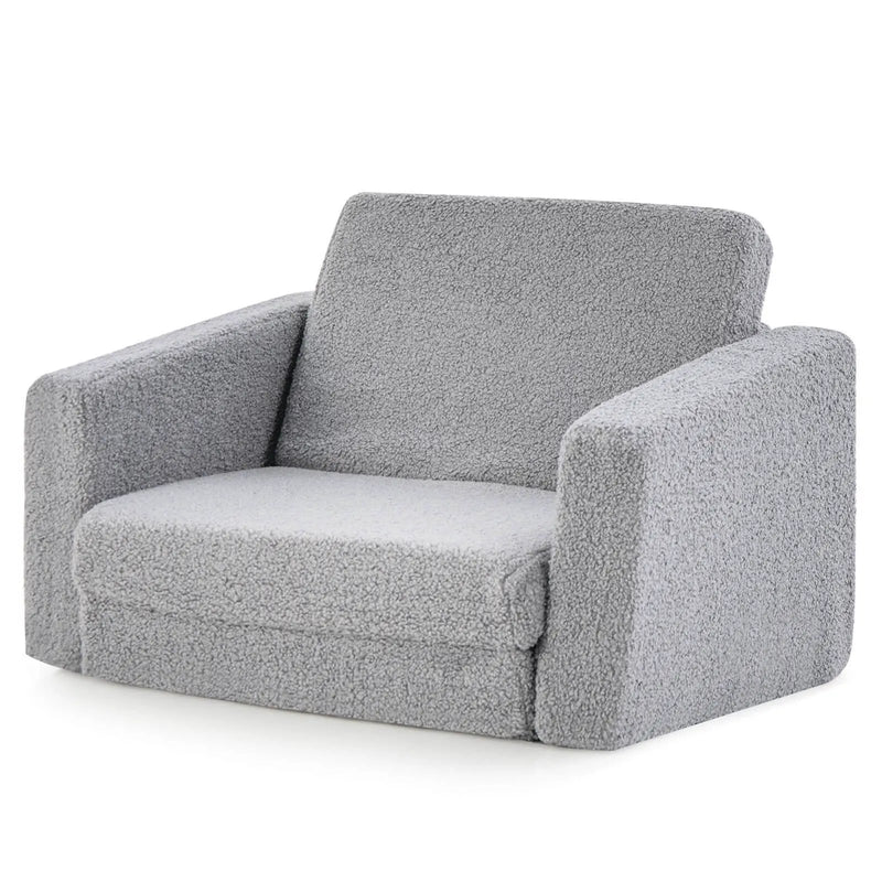 2-in-1 Children’s Convertible Sofa to Lounger-L by DirectDeals