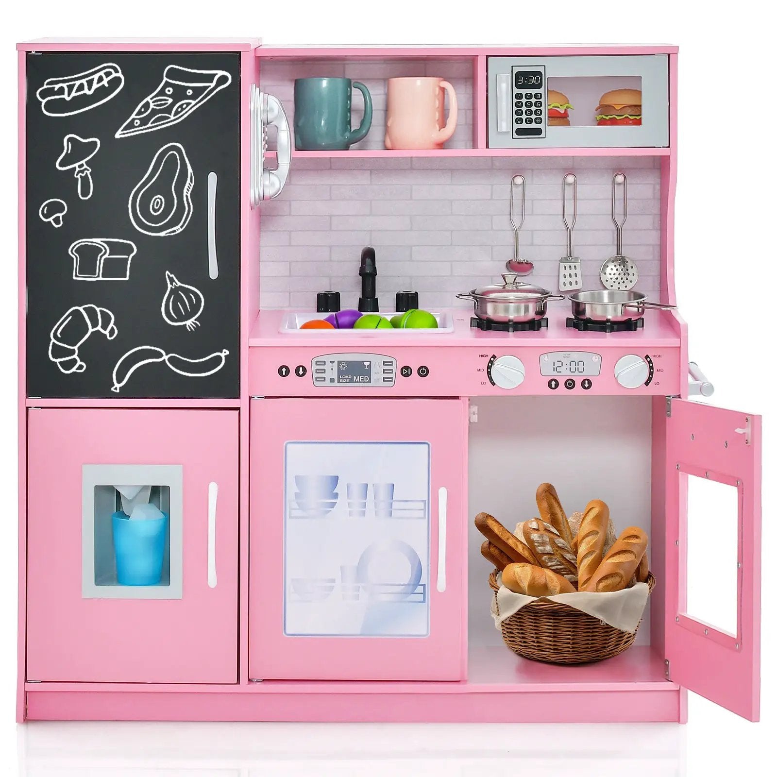 Toddler Pretend Play Kitchen for Boys and Girls 3-6 Years Old by DirectDeals