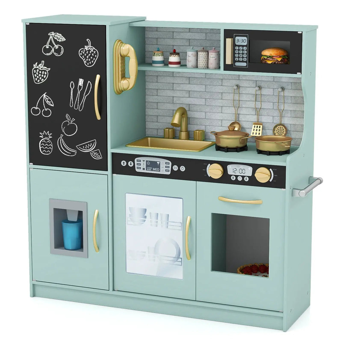 Toddler Pretend Play Kitchen for Boys and Girls 3-6 Years Old, photo 12 of 15