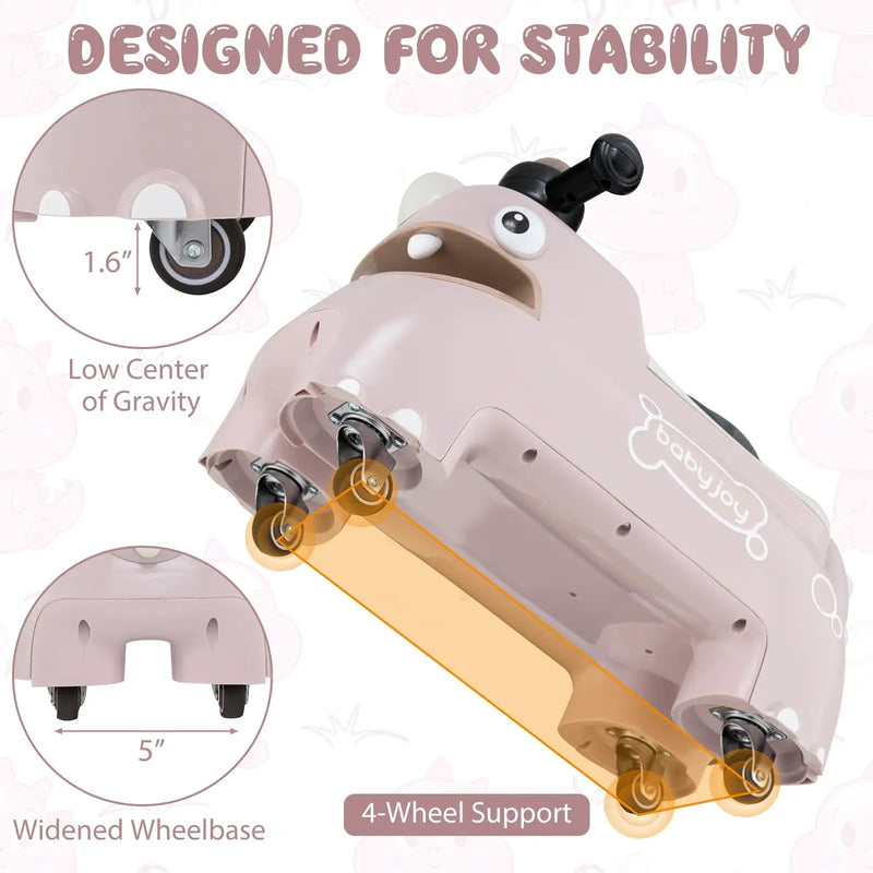 Toddler Ride on Toy Walking Sliding Car with Lights and Music by DirectDeals