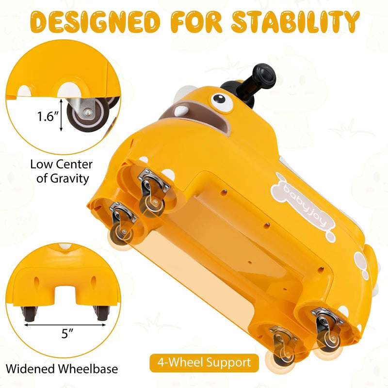 Toddler Ride on Toy Walking Sliding Car with Lights and Music by DirectDeals