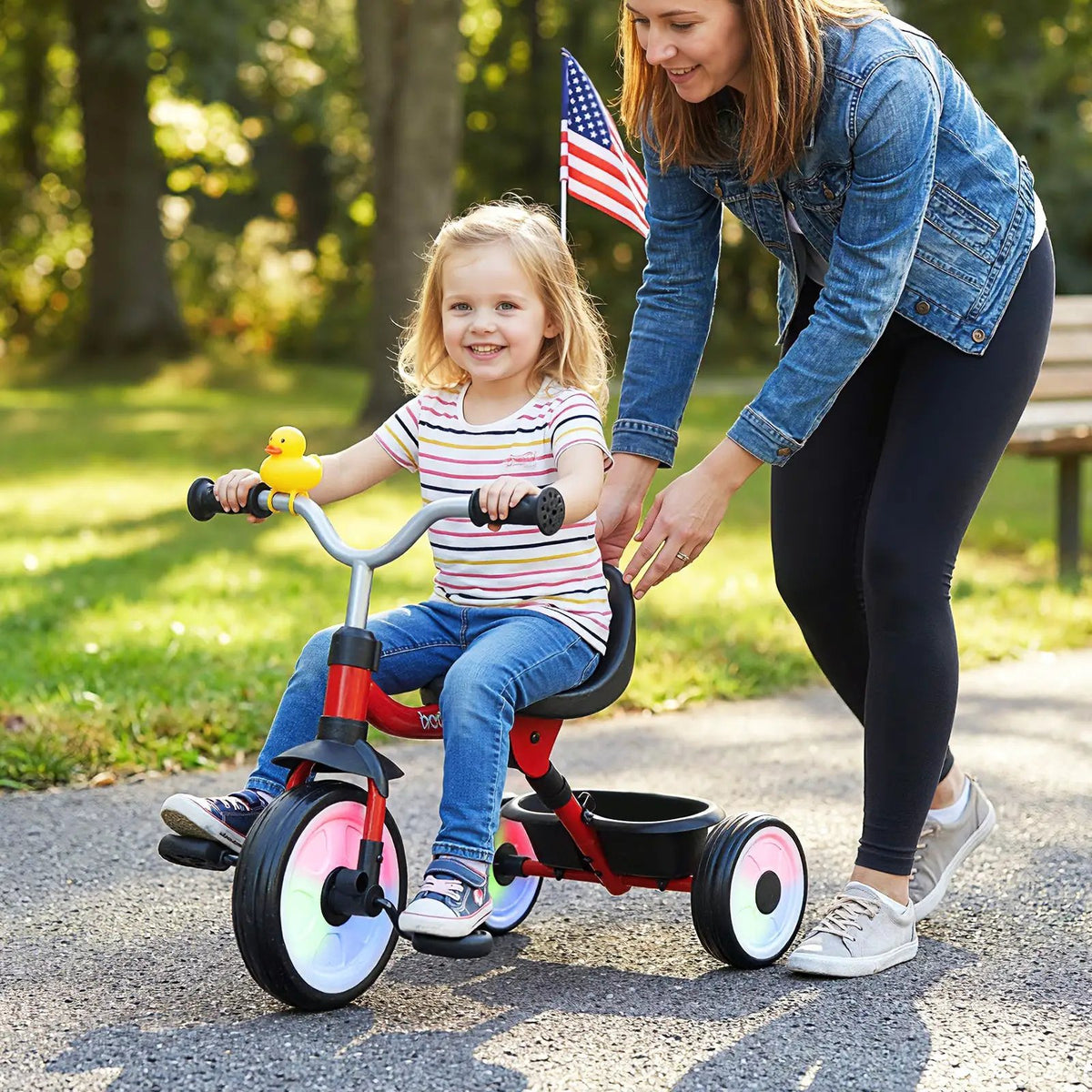Toddler Tricycle with 3-Position Seat and Storage Basket for Kids, photo 4 of 32