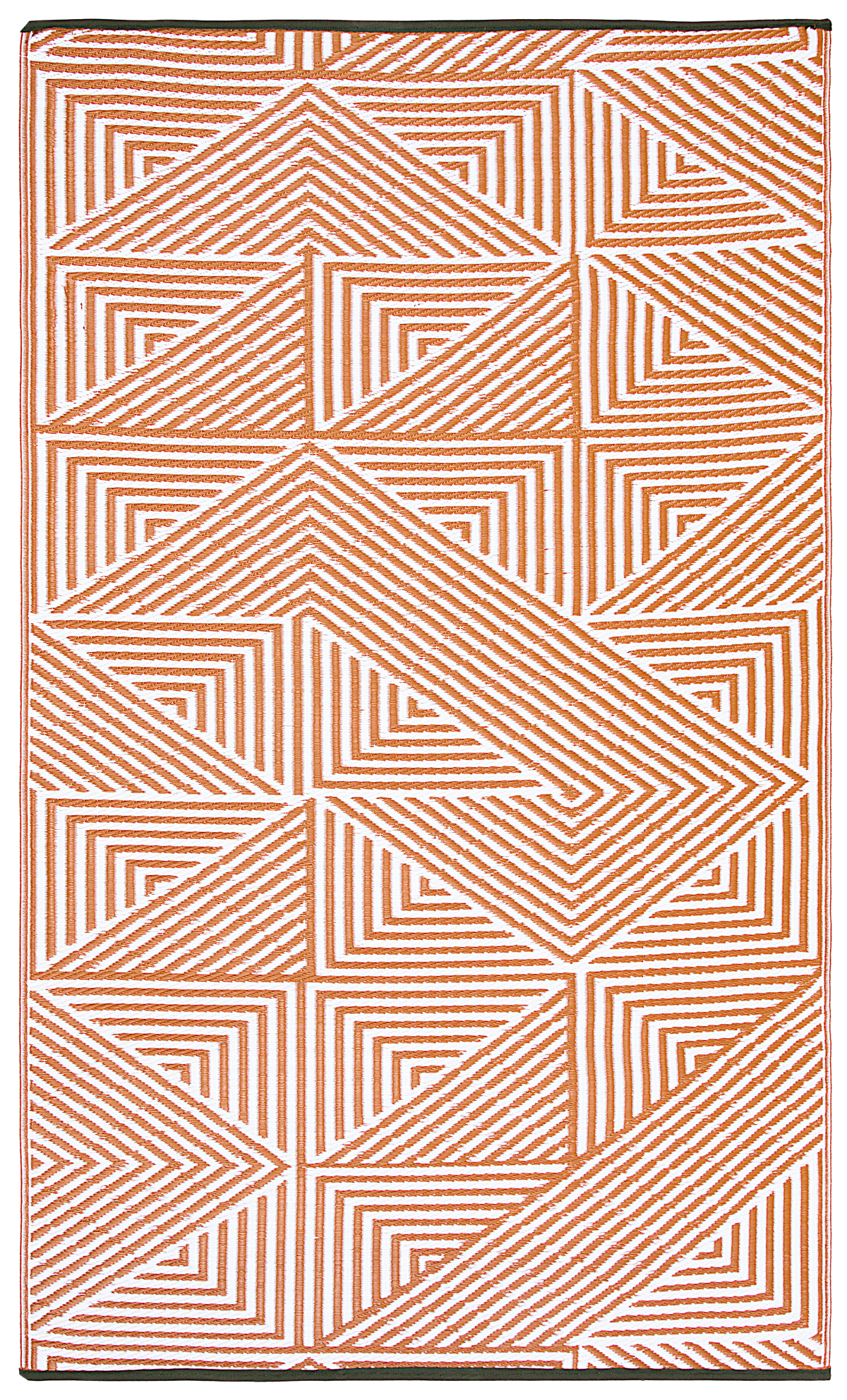 Tokyo - Burnt Orange Outdoor Rug for Patio, photo 2 of 7