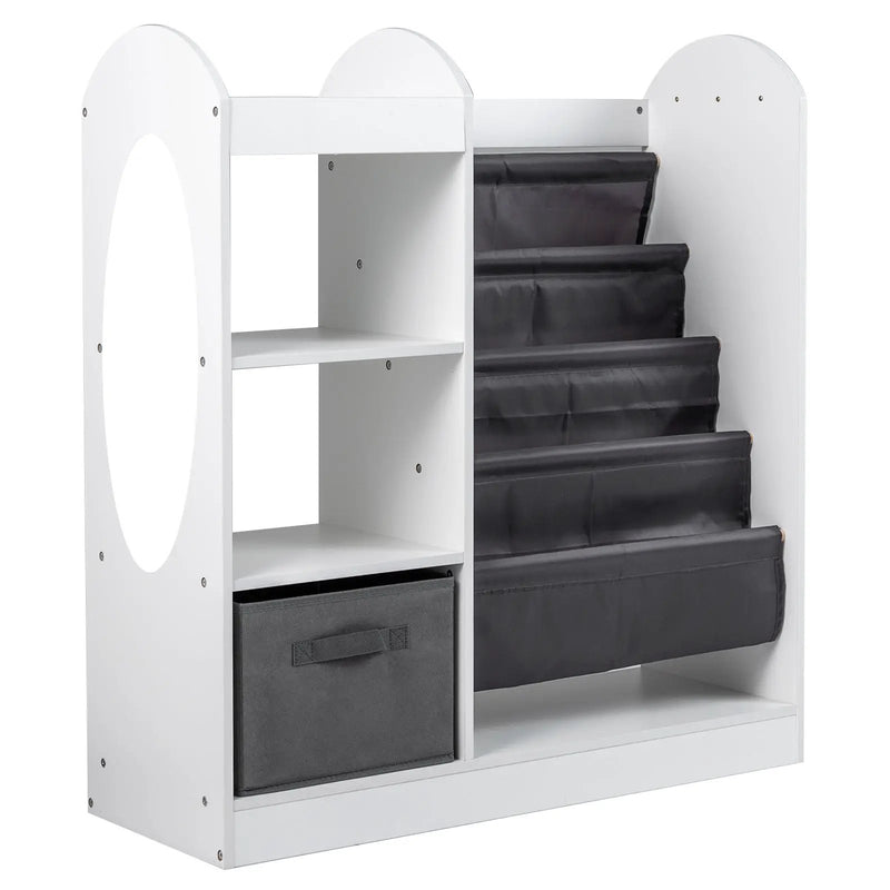 Toy Storage Organizer with 4-Tier Sling Shelves by DirectDeals
