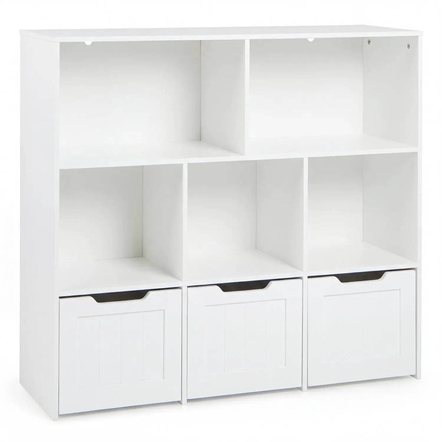 Kids Storage Organizer with 3 Drawers and 5 Cubbies by DirectDeals