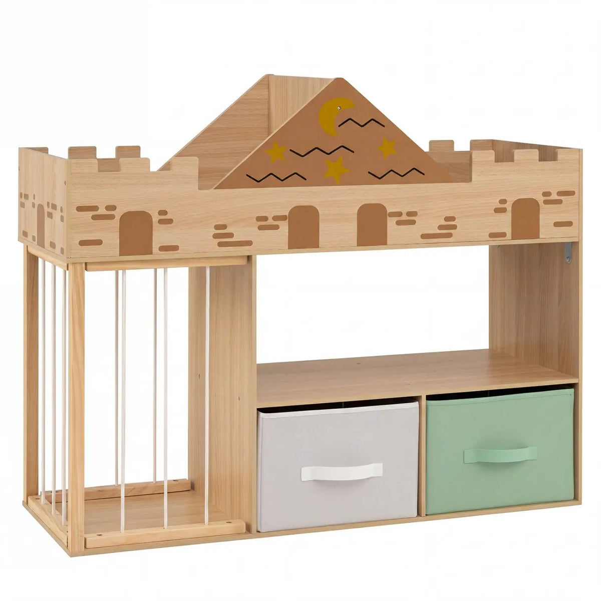 Kids Toy Storage Organizer with Stuffed Animal Holder, photo 2 of 16