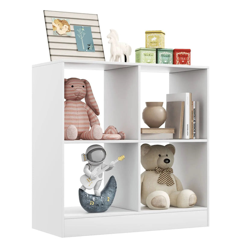 4-Cube Kids Bookcase with Open Shelves by DirectDeals