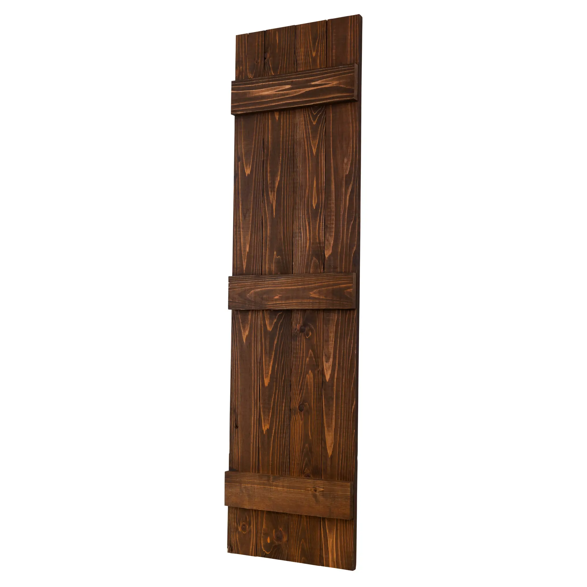 Traditional Board & Batten Exterior Wood Shutters - Cedar - Set of 2 by Dogberrycollections
