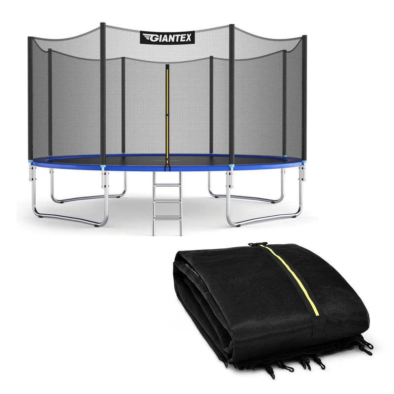 Trampoline Replacement Protection Enclosure Net with Zipper by DirectDeals