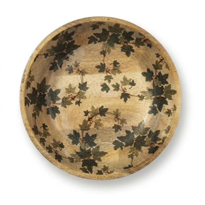 House of Avana Transparent Leaf Shape Mango Wood Bowl by House Of Avana