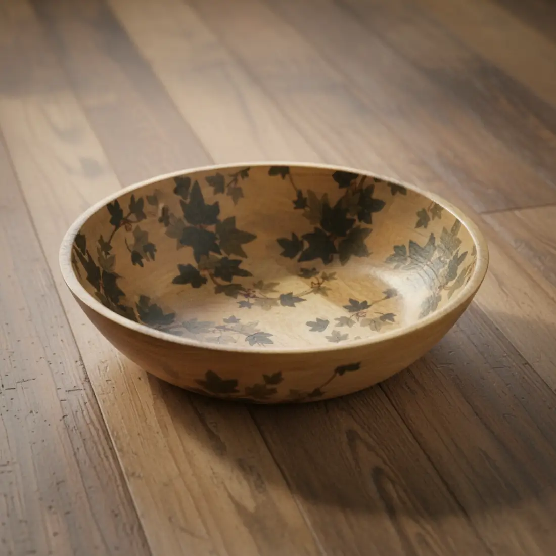 House of Avana Transparent Leaf Shape Mango Wood Bowl by House Of Avana