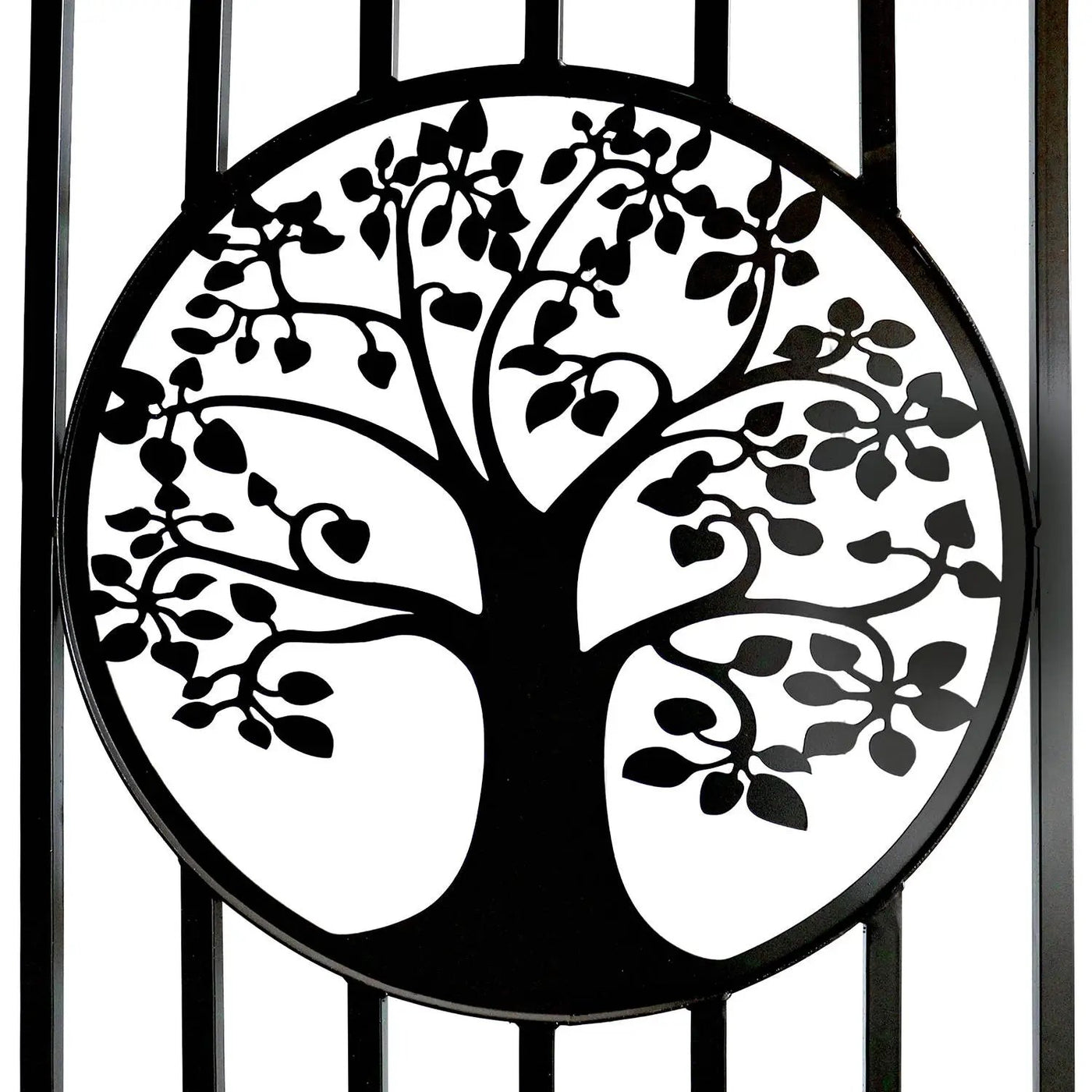 14x8 ft Steel Dual Swing Driveway Gate with Wider Goalposts by Chery Industrial