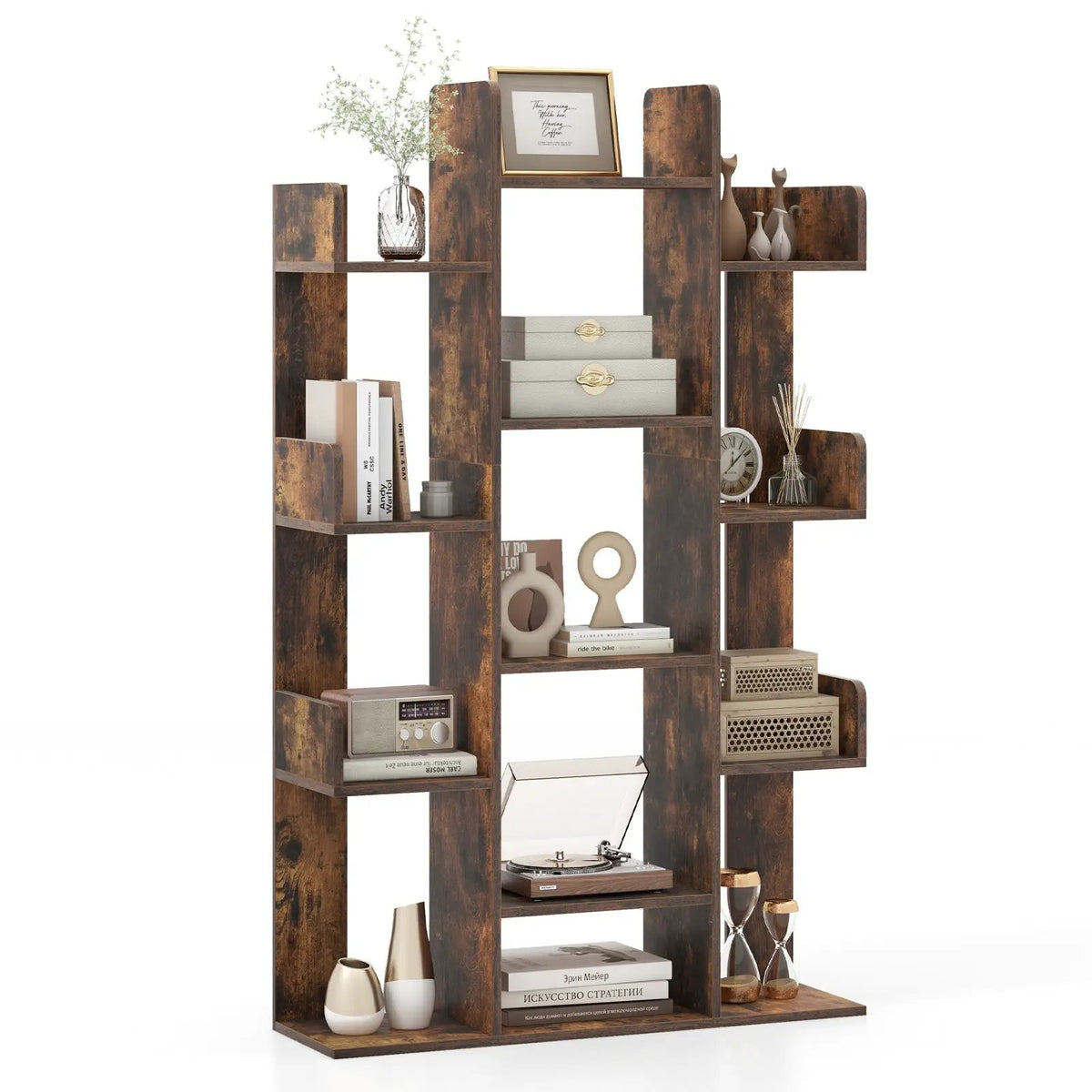 Tree-Shaped Bookshelf with 13 Compartments, photo 3 of 9