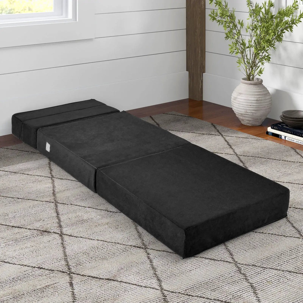 Tri-Fold Folding Chair Convertible Sleeper Bed, photo 16 of 22