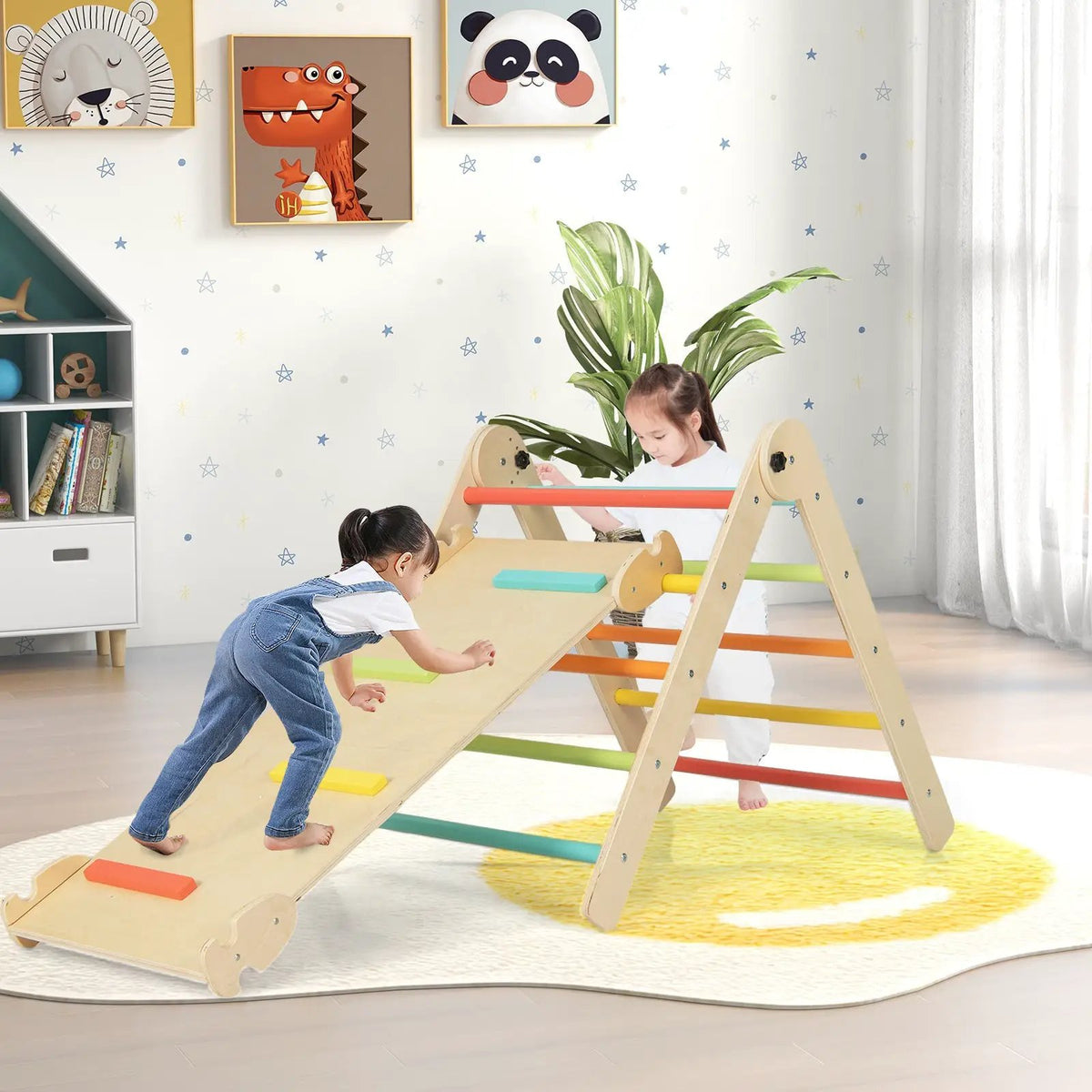 3-in-1 Climbing Set Foldable and Adjustable Kids Triangle Set, photo 2 of 9
