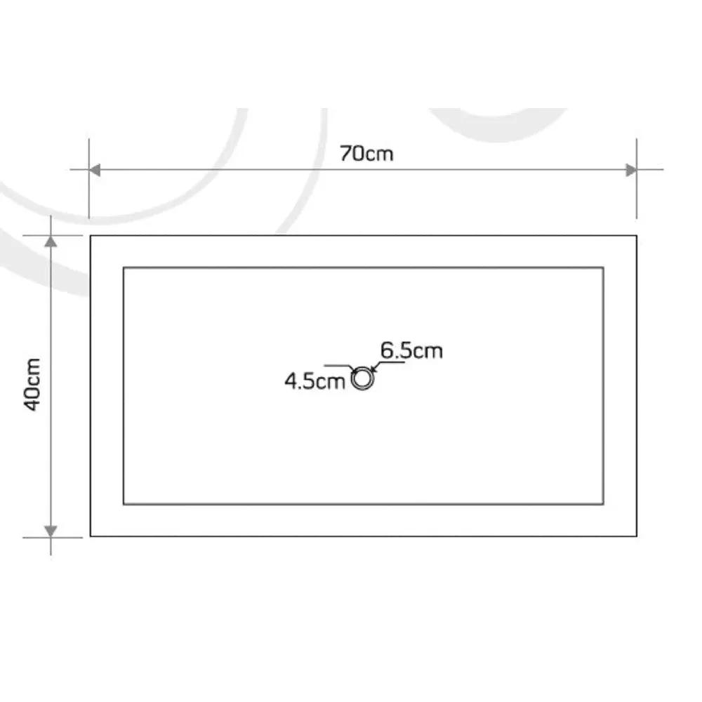 Turkish Light Travertine Rectangular Vessel Sink - Honed and Filled 16x27.5 Inches by GobekDesign