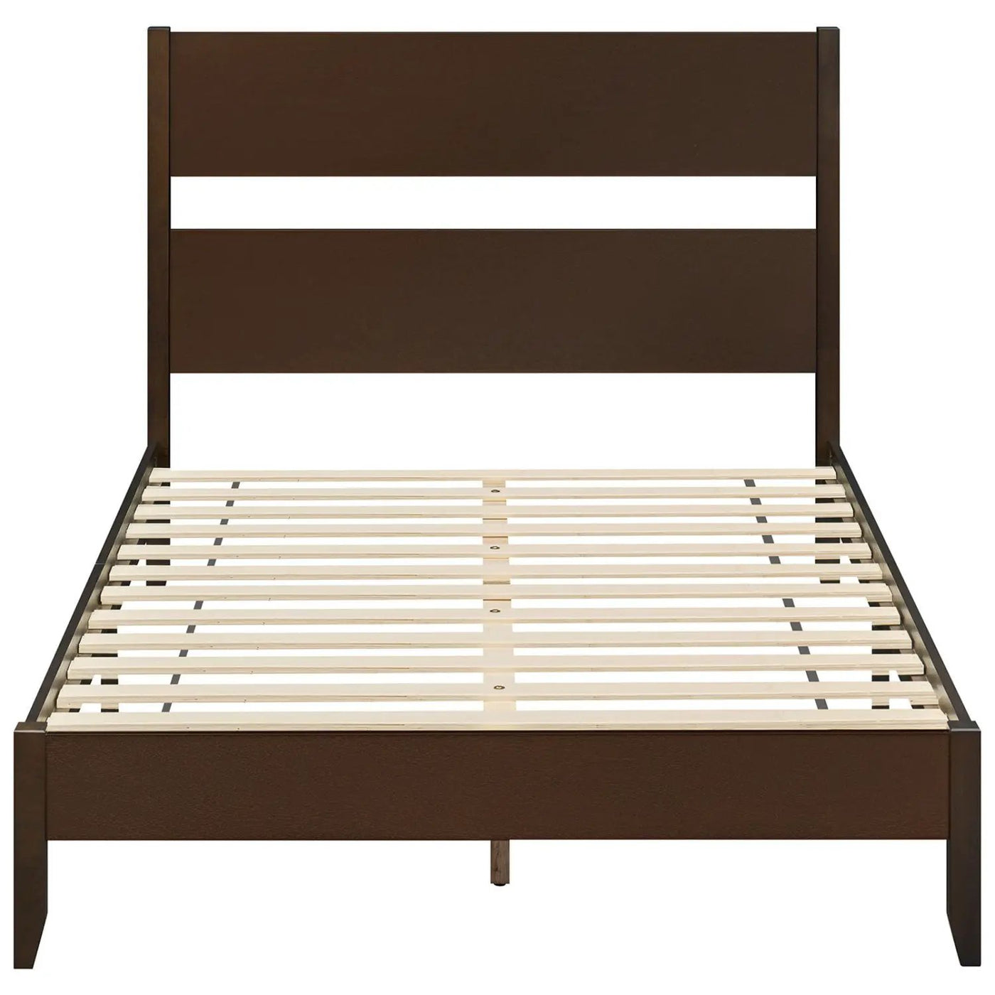 Full Bed Frame with Headboard and Solid Wood Legs by DirectDeals