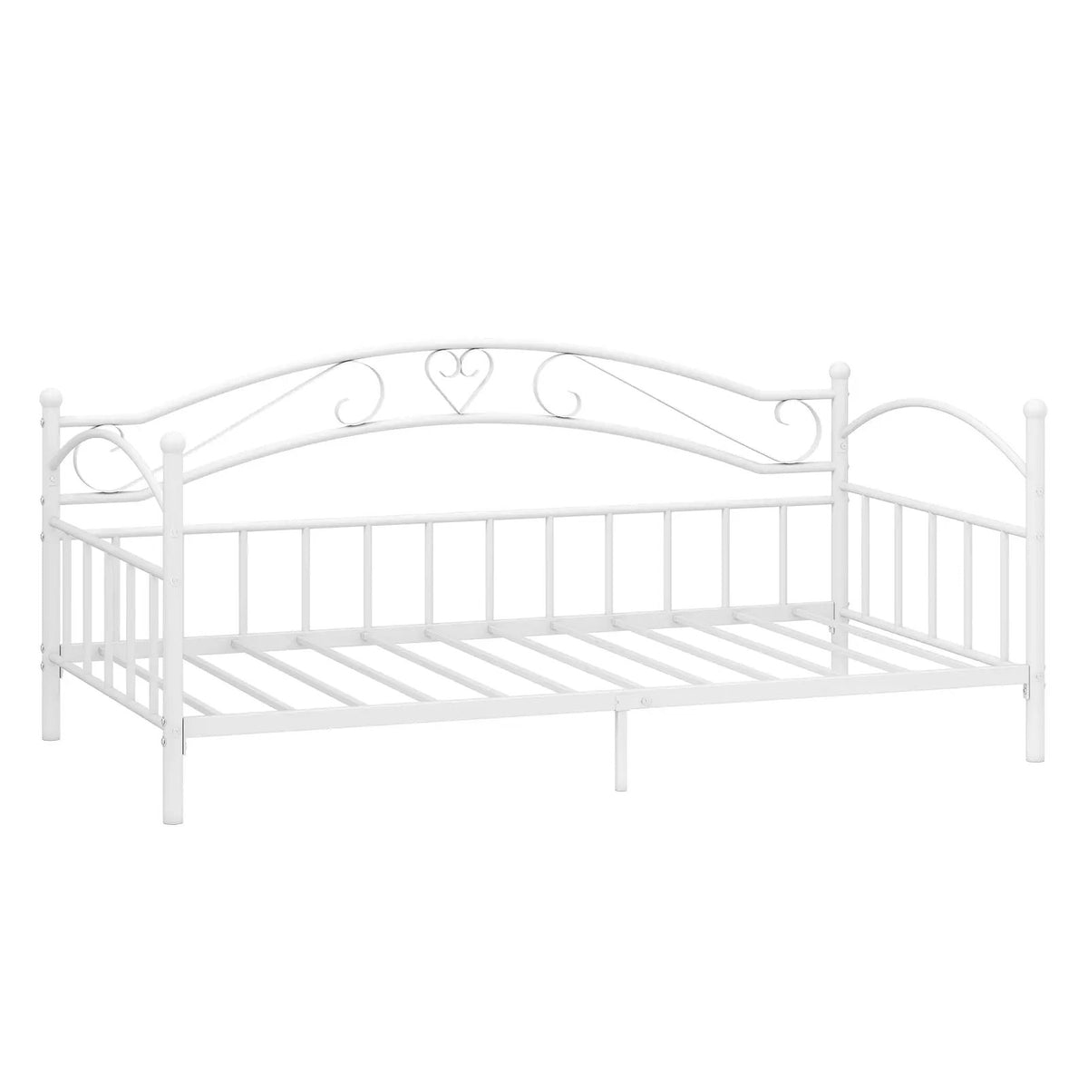 Twin Size Metal Daybed Frame with Headboard for Bedroom, photo 12 of 16