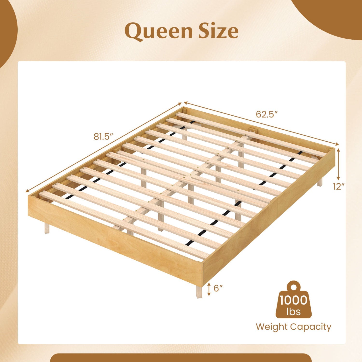 Twin/Full/Queen Size Floating Bed Frame with LED Lights for Bedroom by DirectDeals