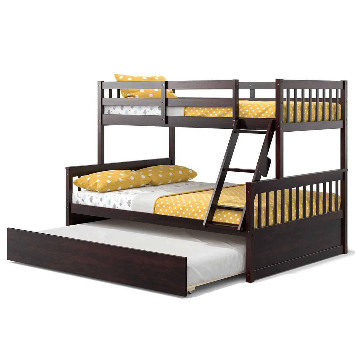 Twin Over Full Convertible Bunk Bed with Twin Trundle, photo 4 of 9