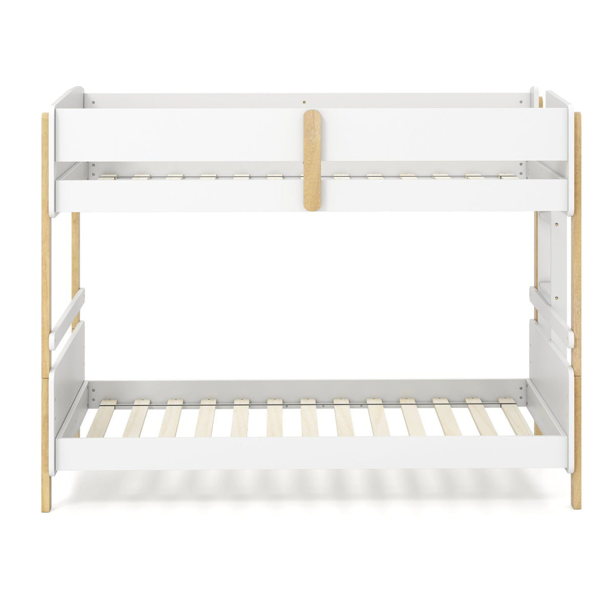 Twin Over Twin Bunk Bed with Convertible Design and Ladder, photo 4 of 16