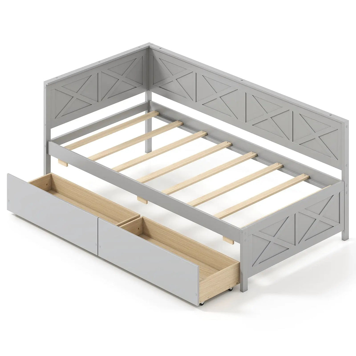 Twin Size Daybed with 2 Storage Drawers No Box Spring Needed, photo 3 of 9