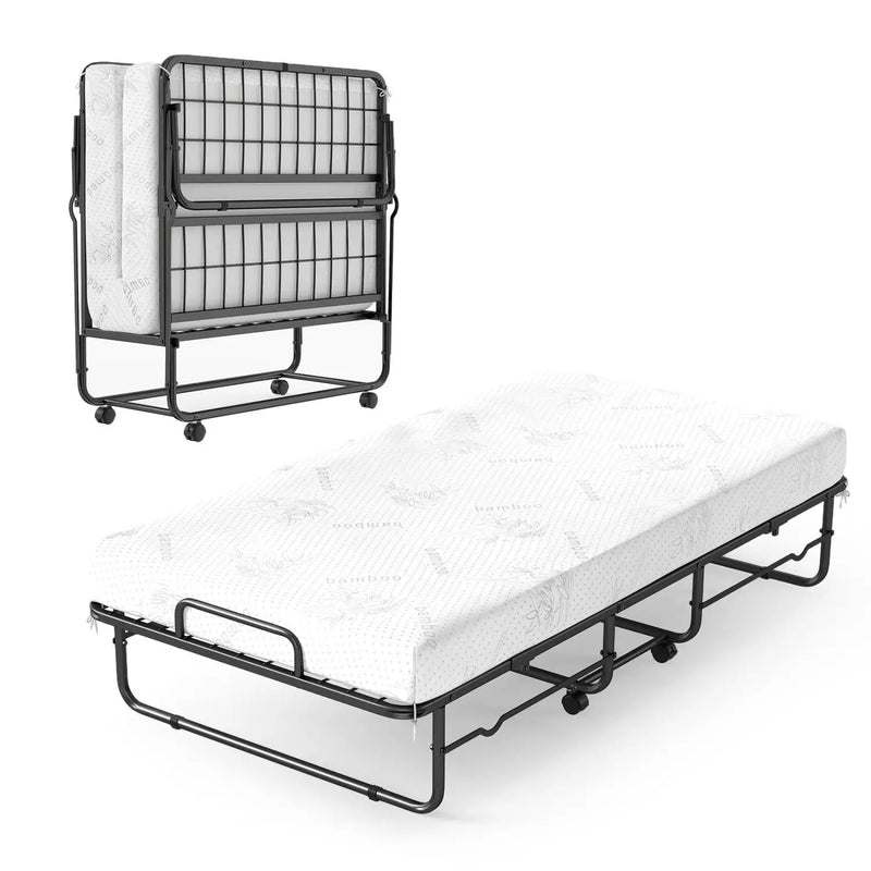 Twin Size Folding Bed with 5 by DirectDeals