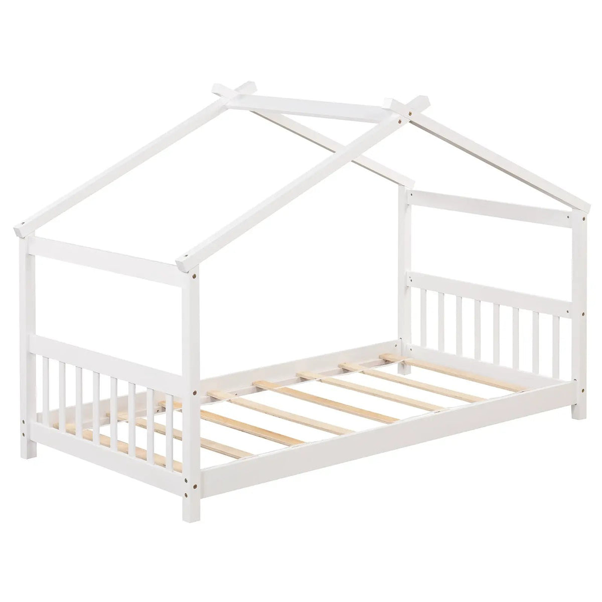 Twin Size Wooden House Bed with Roof, photo 10 of 10