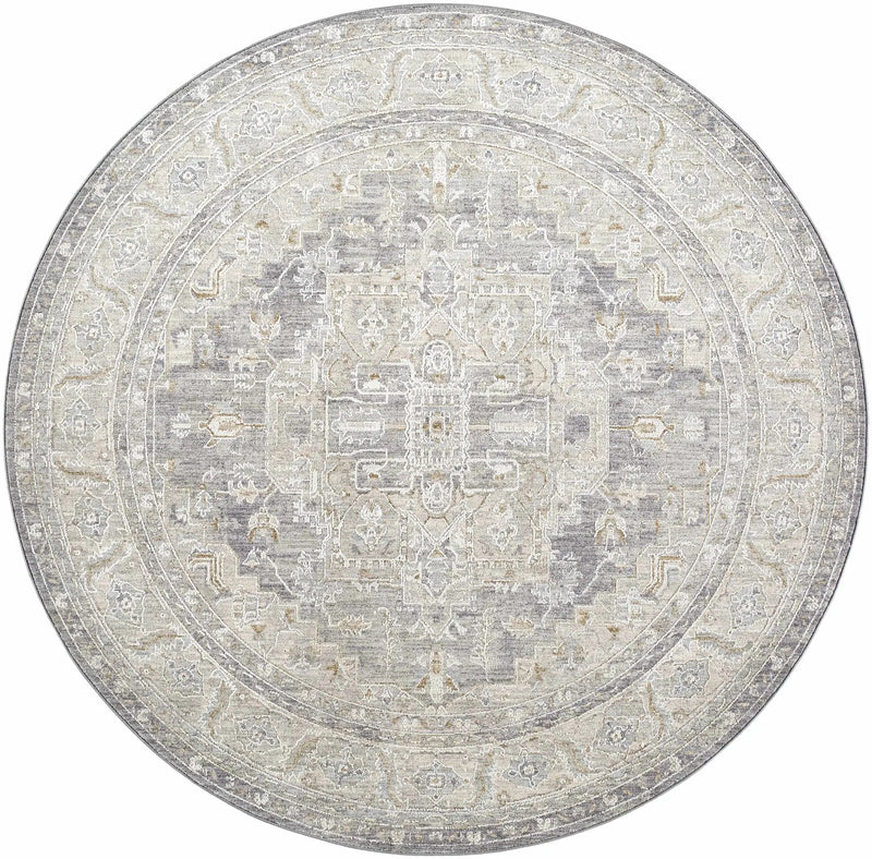 Ulubey Distressed Gray Thick Luxe Area Rug by Boutique Rugs