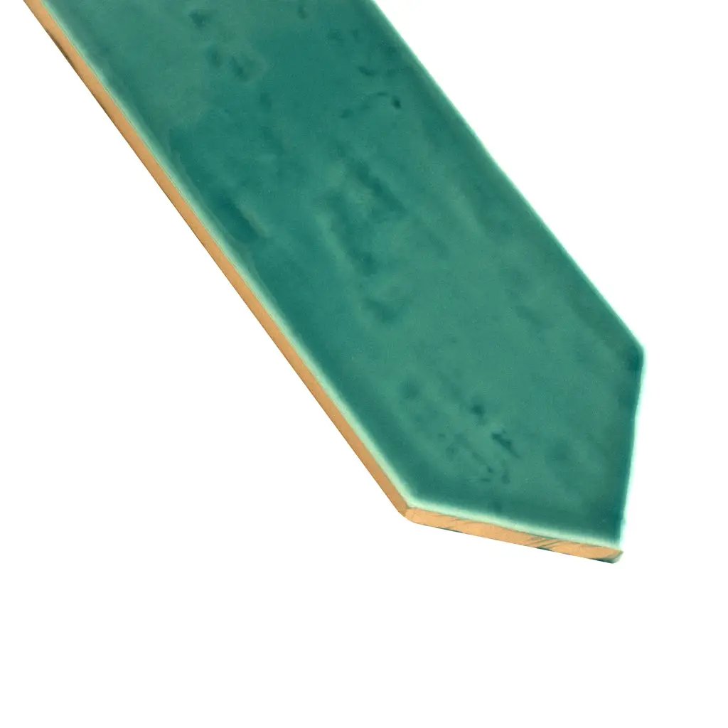 Turquoise Blue 3x19 Glossy Picket Porcelain Tile (20 pack, 7.65 sq ft/case) by Apollo Tile