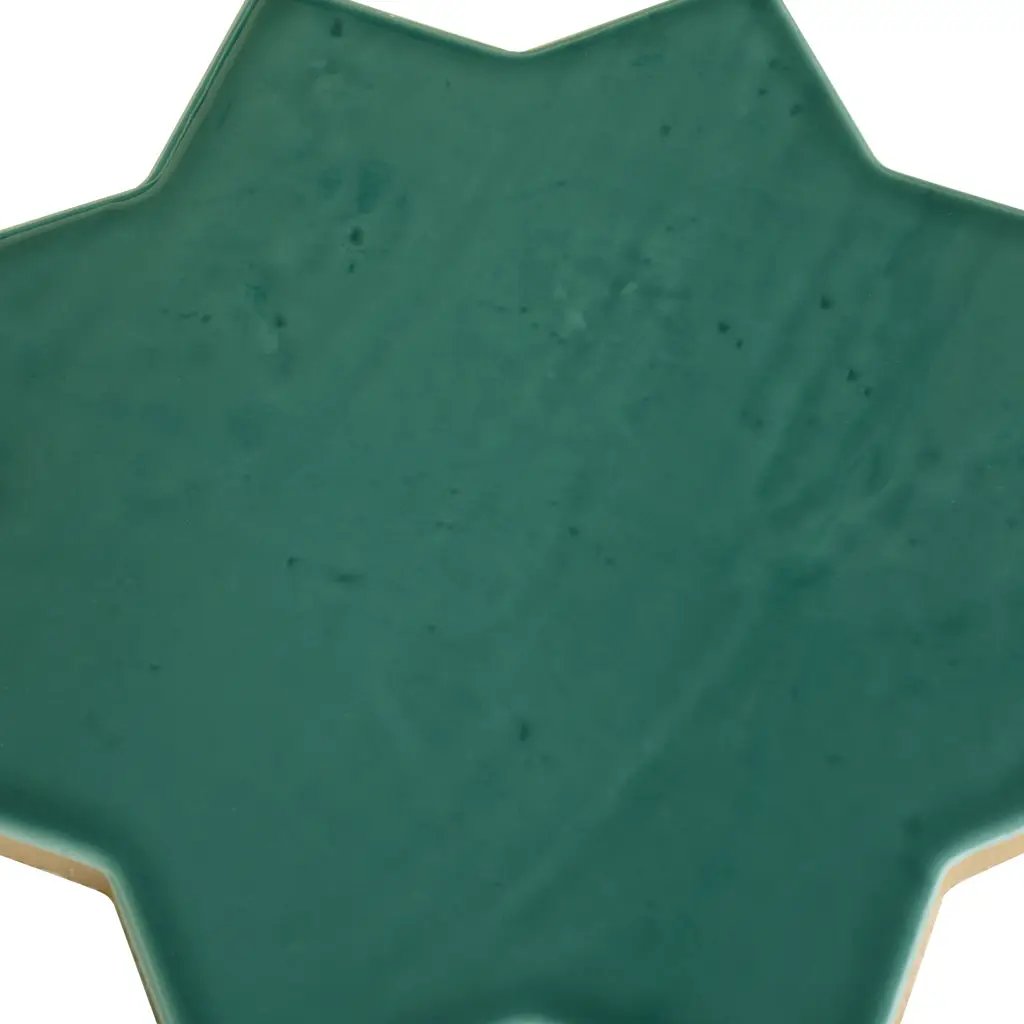 Turquoise Blue 7x7 Glossy Star Porcelain Tile (16 pack, 6.46 sq ft/case) by Apollo Tile