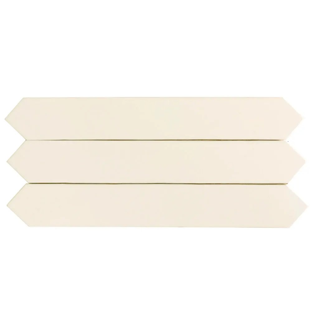 Pearl White 3x19 Glossy Picket Porcelain Tile (20 pack, 7.65 sq ft/case) by Apollo Tile