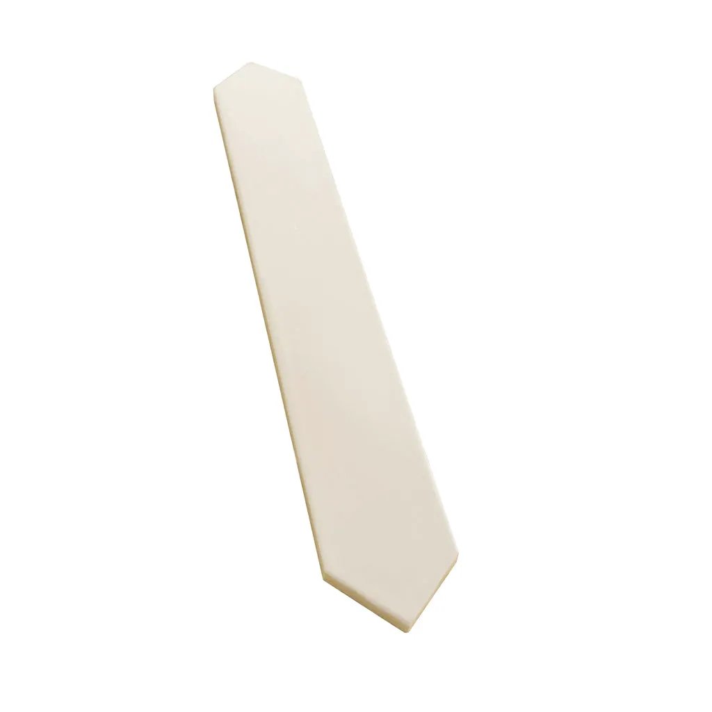 Pearl White 3x19 Glossy Picket Porcelain Tile (20 pack, 7.65 sq ft/case) by Apollo Tile