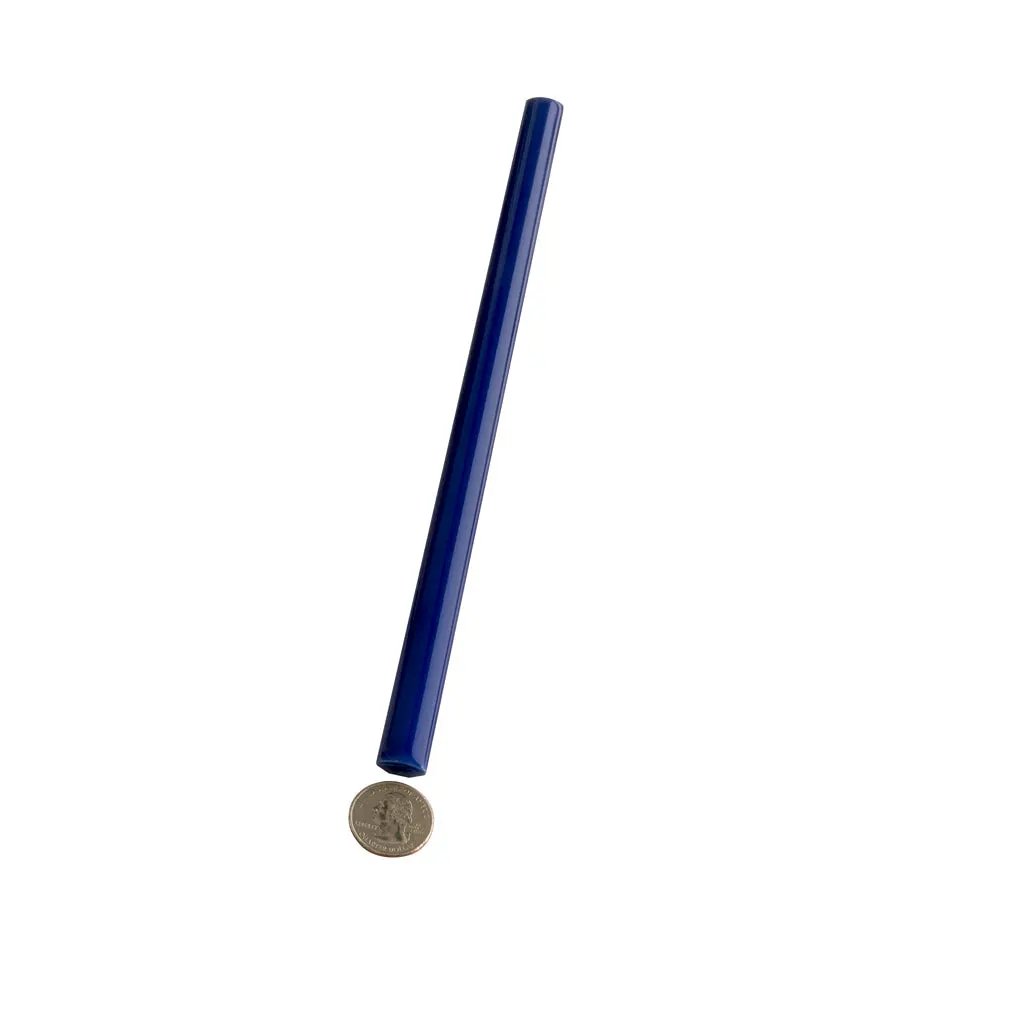 Royal Blue 0.6x12 Glossy Porcelain Bullnose Tile Trim (10 pack, 0.5 sq ft/case) by Apollo Tile