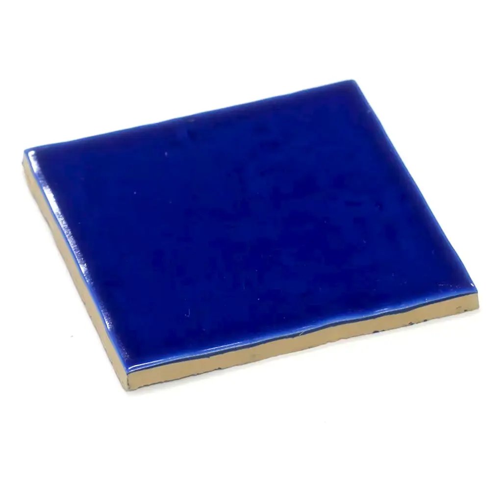 Royal Blue 6x6 Glossy Square Porcelain Tile (19 pack, 4.65 sq ft/case) by Apollo Tile