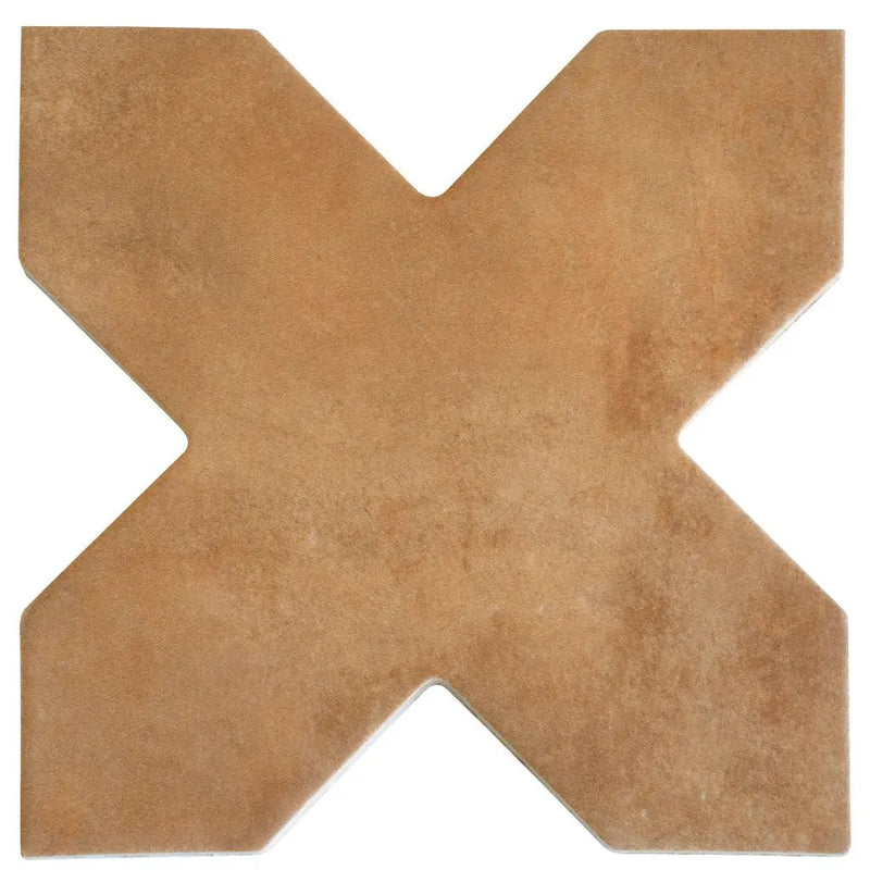 Terracotta 7x7 Matte Cross Porcelain Tile (16 pack, 5.6 sq ft/case) by Apollo Tile