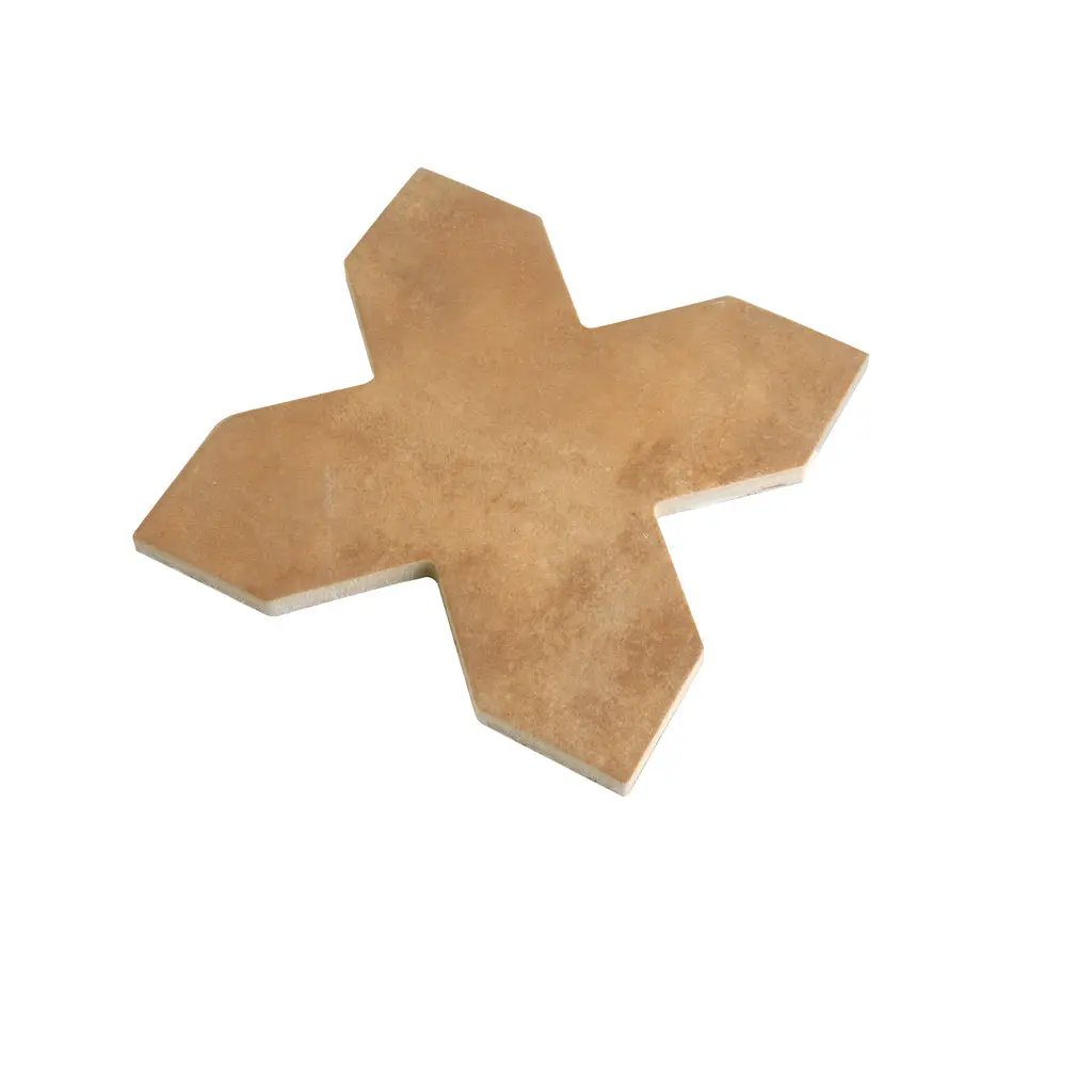 Terracotta 7x7 Matte Cross Porcelain Tile (16 pack, 5.6 sq ft/case) by Apollo Tile