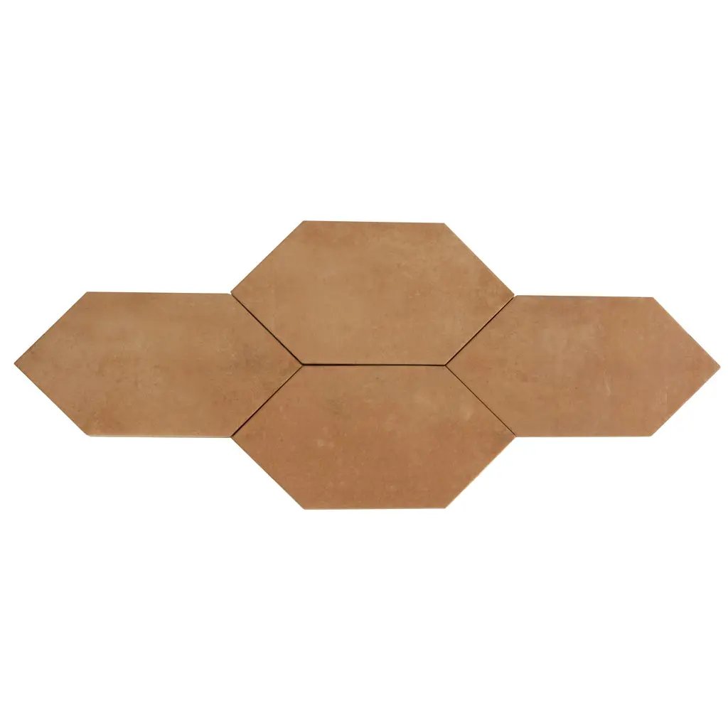 Terracotta 6x12 Matte Octagon Porcelain Tile (20 pack, 7.1 sq ft/case) by Apollo Tile