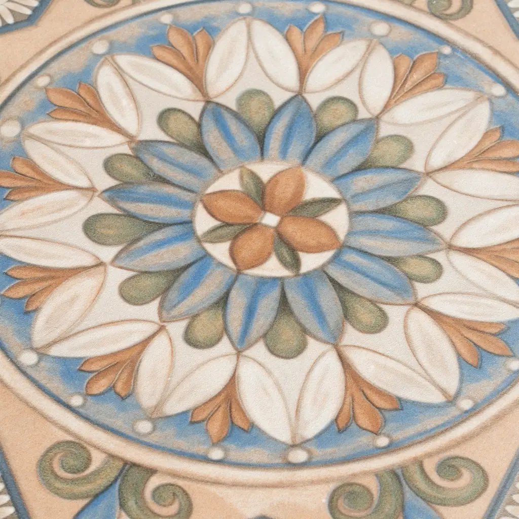 Terracotta Sage Green-Blue 7x7 Matte Star Porcelain Tile (16 pack, 6.46 sq ft/case) by Apollo Tile