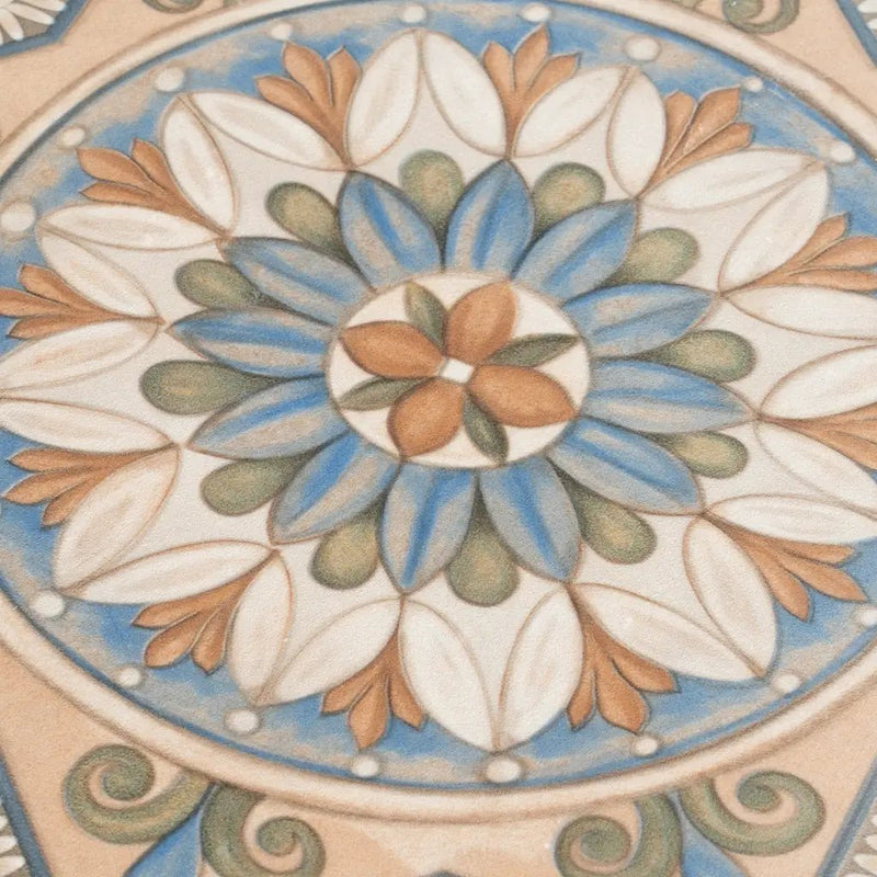 Terracotta Sage Green-Blue 7x7 Matte Star Porcelain Tile (16 pack, 6.46 sq ft/case) by Apollo Tile