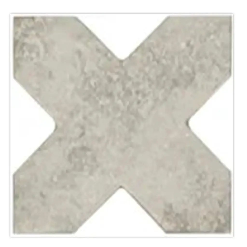 Soft Beige 6x6 Matte Cross Porcelain Tile (24 pack, 6.35 sq ft/case) by Apollo Tile