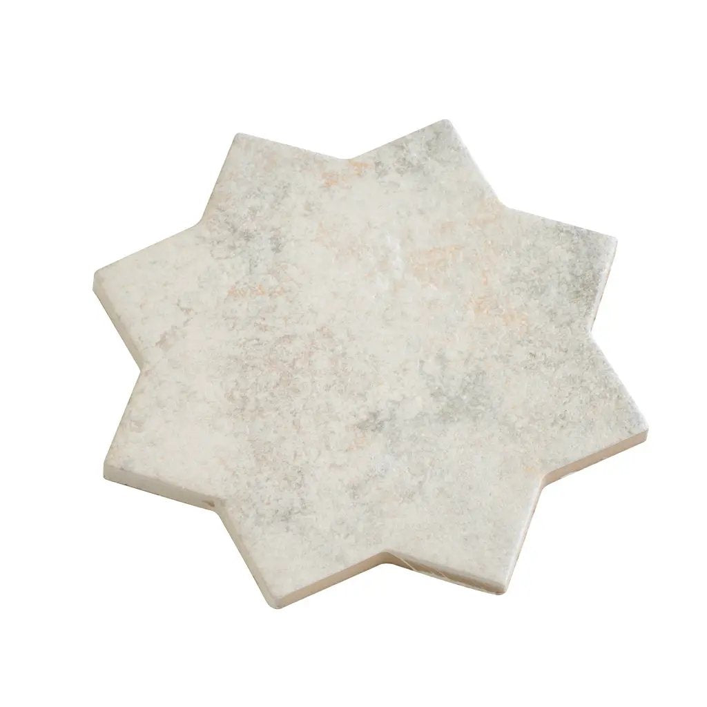 Light Ash Beige 6x6 Matte Star Porcelain Tile (16 pack, 4.2 sq ft/case) by Apollo Tile